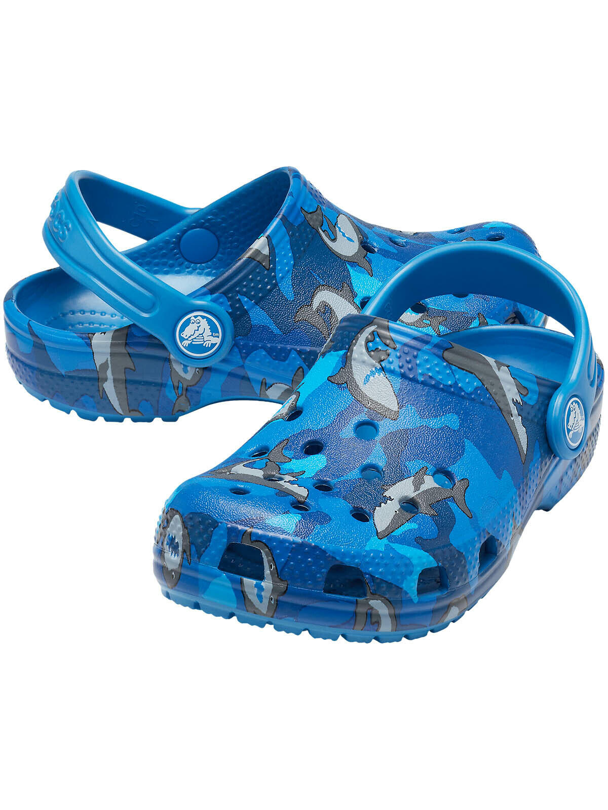 Crocs Kinder Schuhe Preschool Classic Shark Clog 206147 9/15