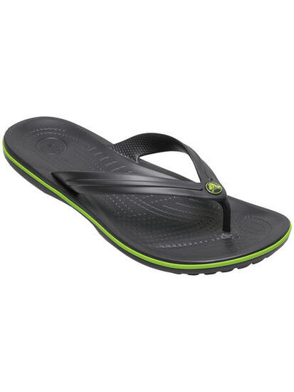 Sandals Hombre Crocs Crocband Flip Gris