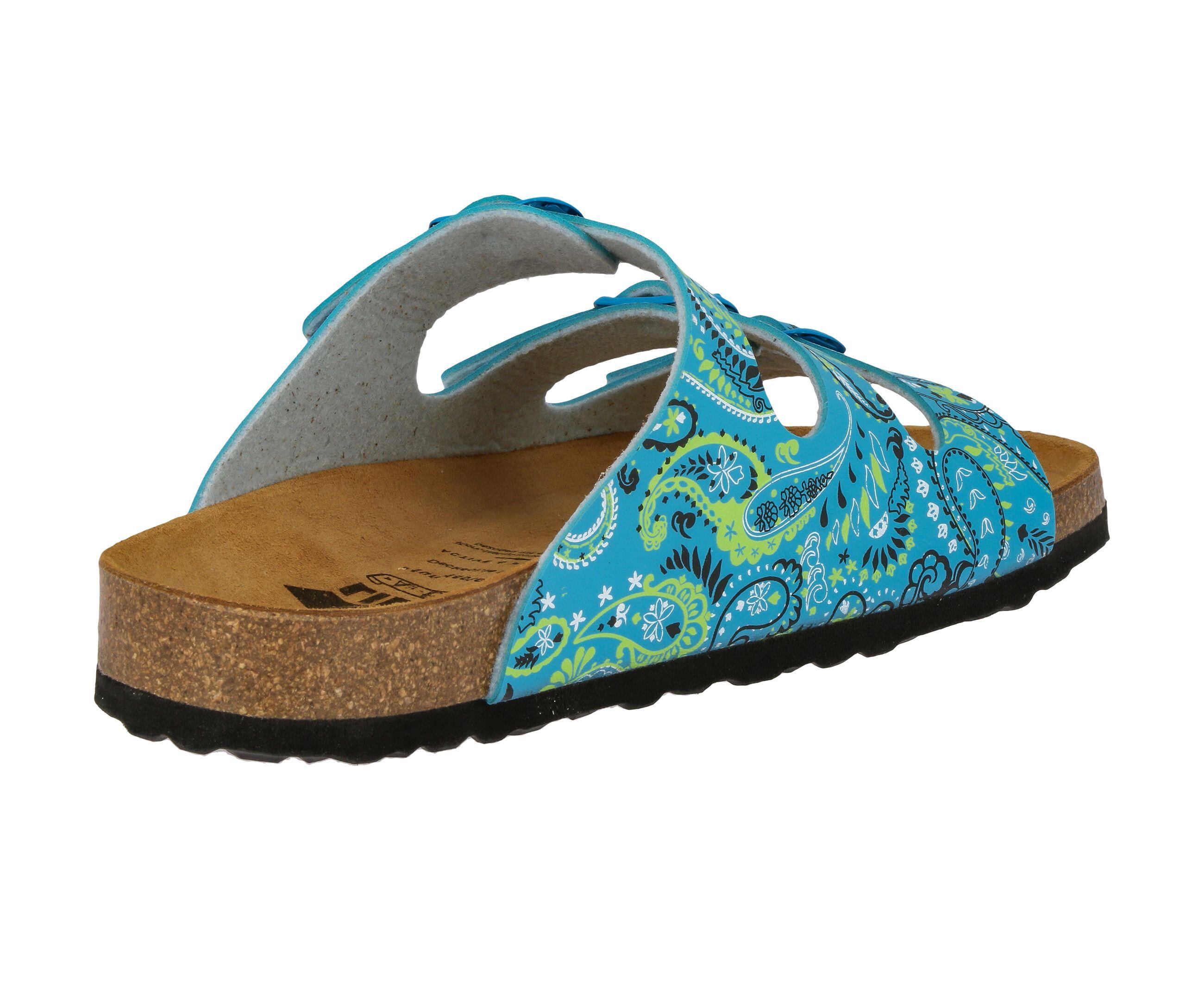 Pantolette Damen Schnallen LICO Bioline Lady Power 4/5