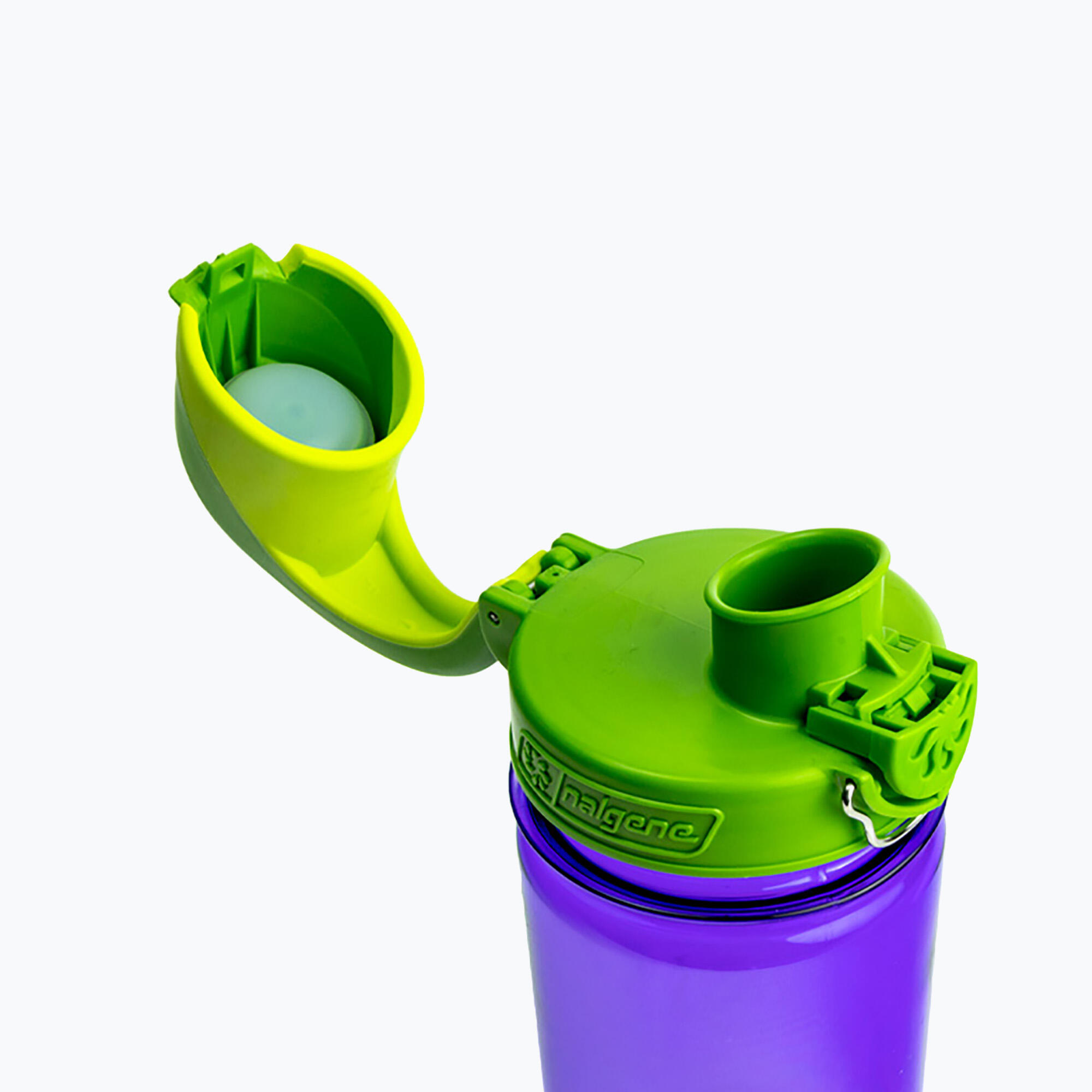 Bouteille Nalgene OTF Kids 12 oz violet sans BPA bouchon iguane étanche 4/5