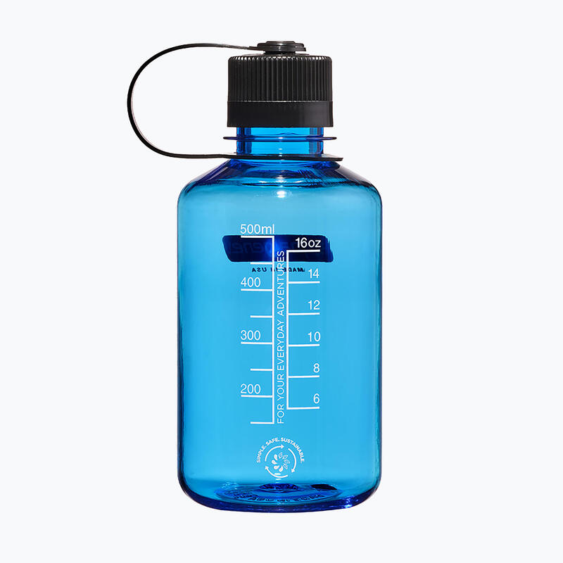 Enghals Sustain Trinkflasche 0,5 Liter blau