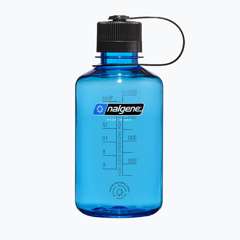 Enghals Sustain Trinkflasche 0,5 Liter blau