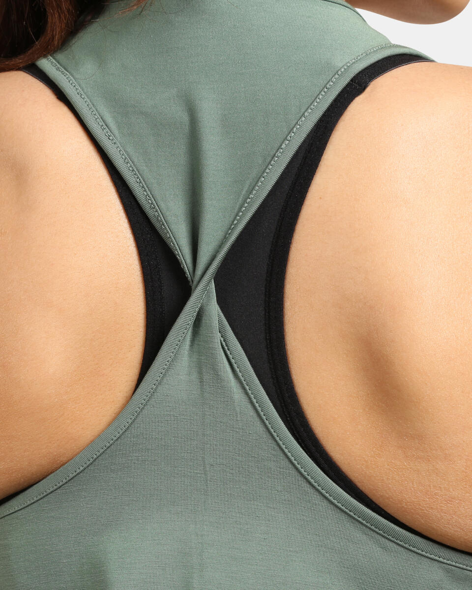Débardeur sport femme Kilpi Lanca-W, vert, 100% Lyocell 4/4