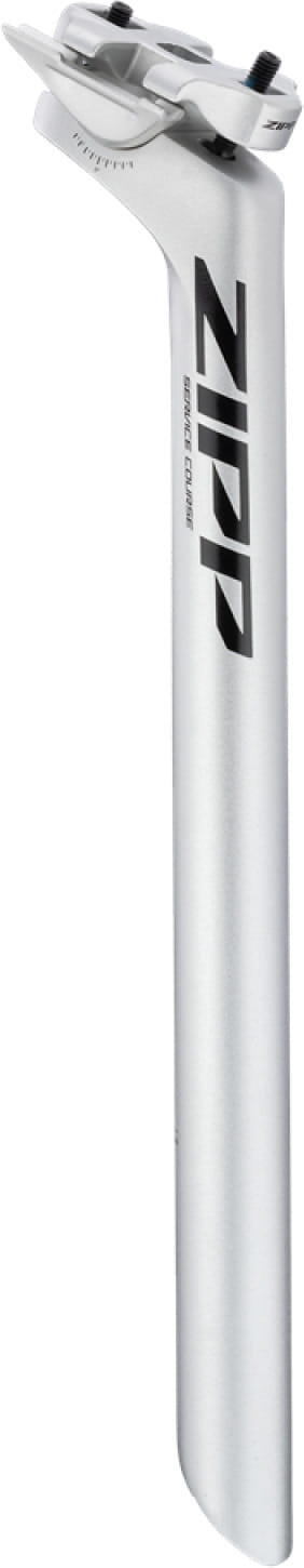 Aluminium zadelpen Service Course 350mm, 0mm offset - zilver 1/4