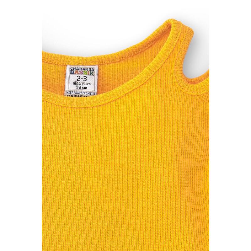 Charanga Camiseta de niña amarillo