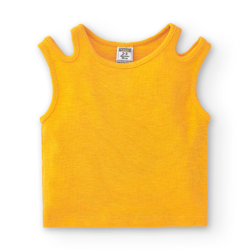 Charanga Camiseta de niña amarillo