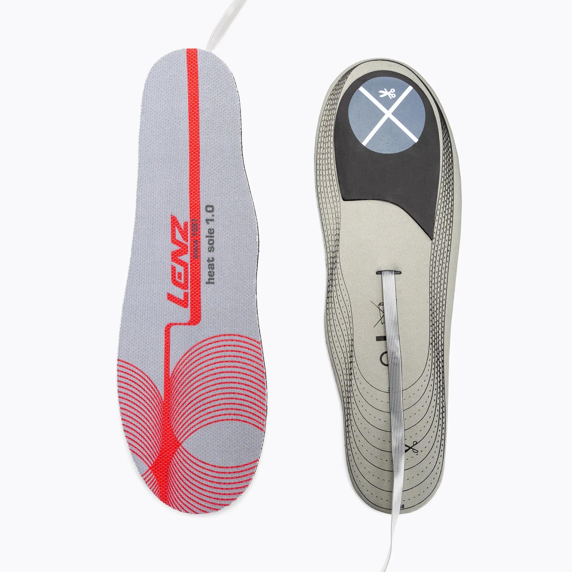 Lenz Schuhheizung Heat Sole 1.0 Lithium Pack, Weiß Rot 2/5