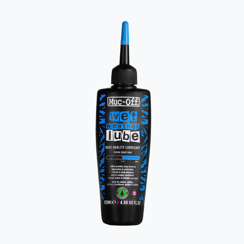 Lubrifiant Ciclism de șosea Muc-Off Wet Lube 120 ml, Negru