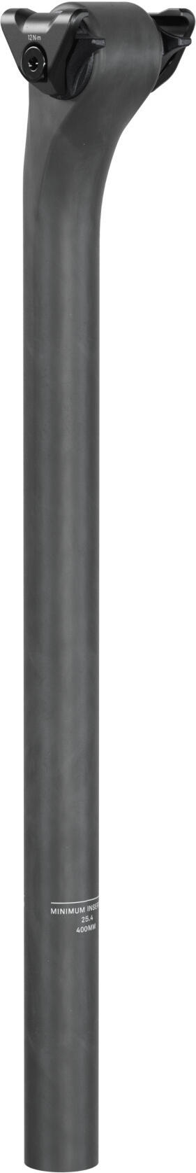 ZIPP Carbon zadelpen SL Speed 400mm, 20mm offset - zwart