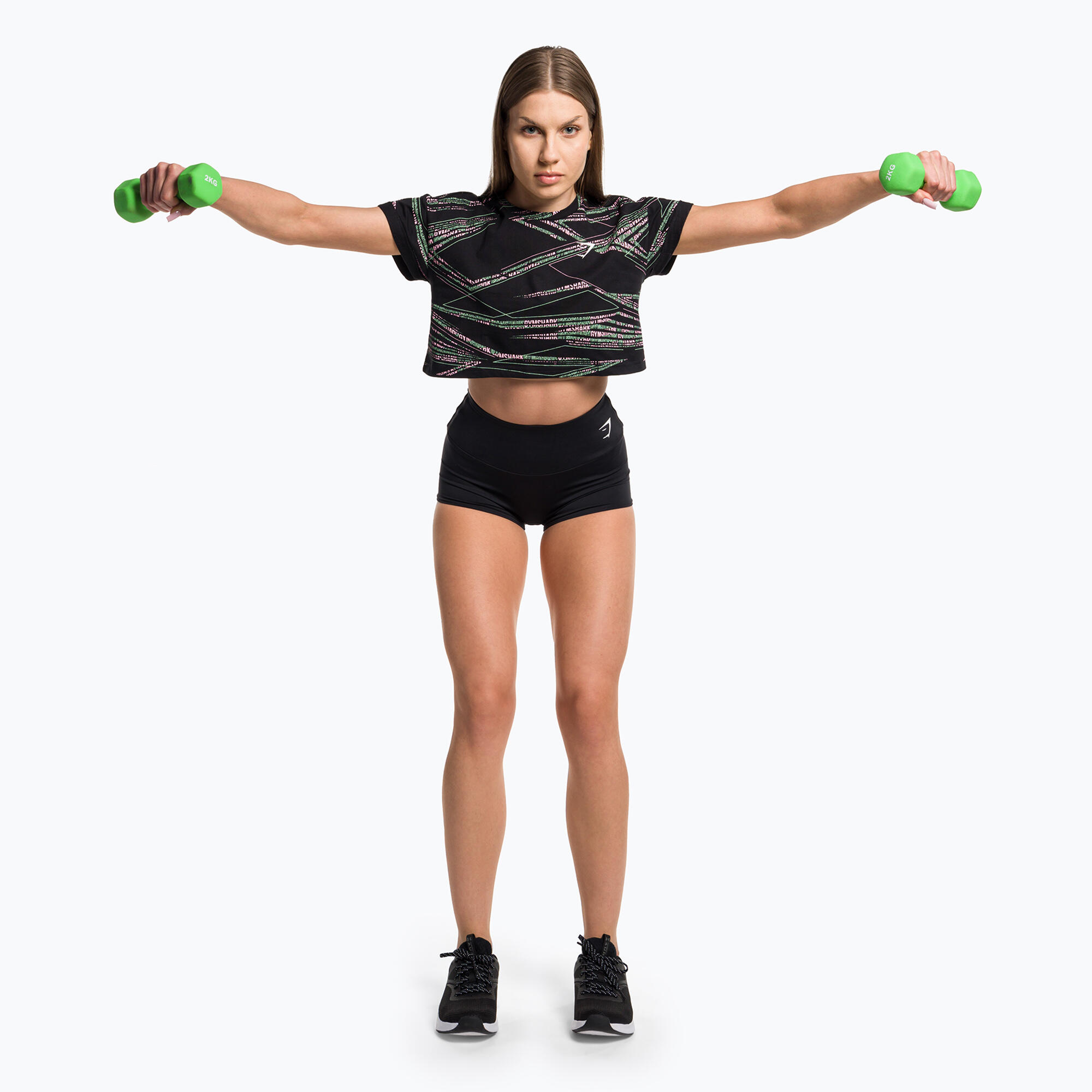 Haut d'entraînement Gymshark Zone Graphic Crop pour femmes 2/5