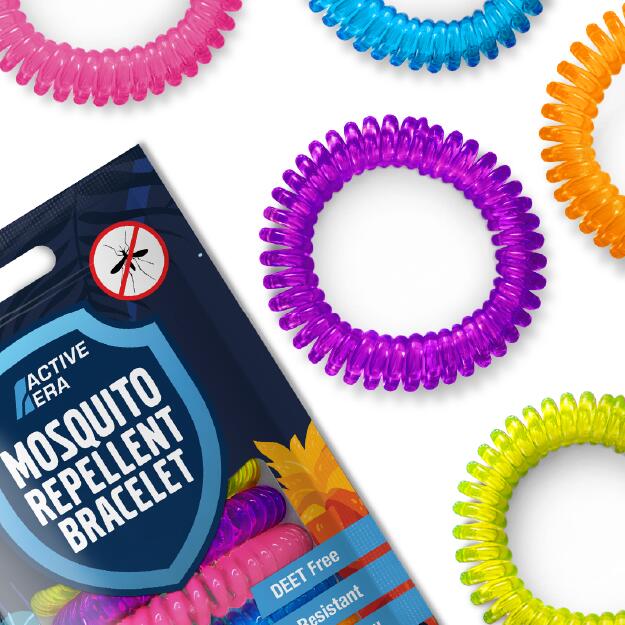 Bandes anti-moustiques - Paquet de 12 avec couleurs assorties 2/7