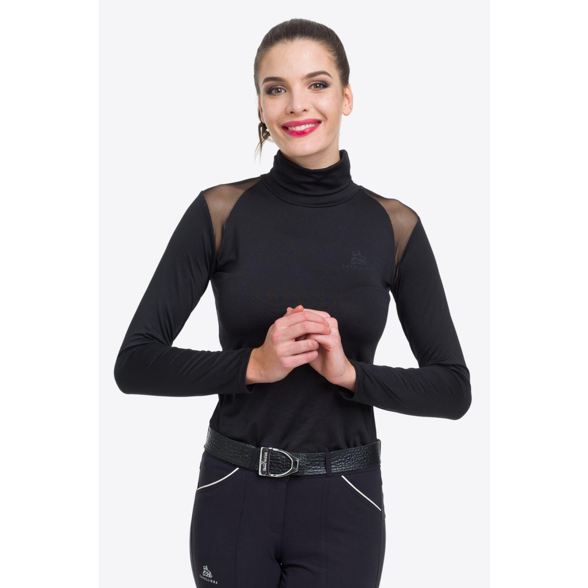 FELICITY turtleneck riding polo - Long sleeves, Technical clothing