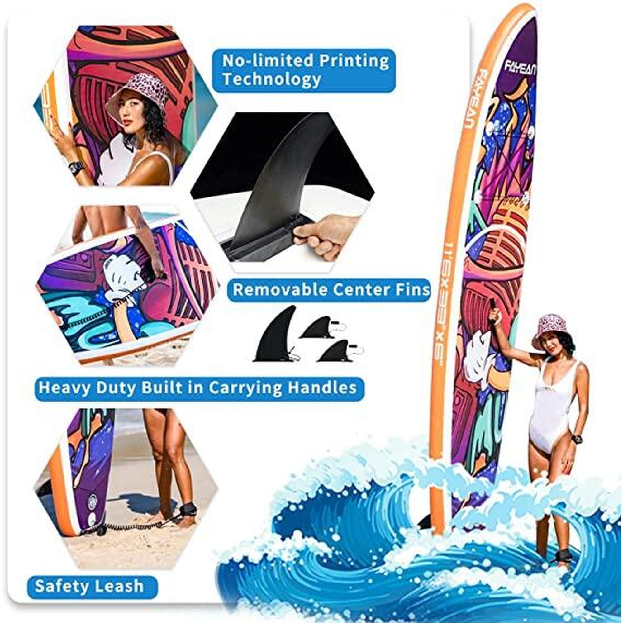 STAND-UP PADDLE BOARD SET (11" 5") - Microphone-Full width