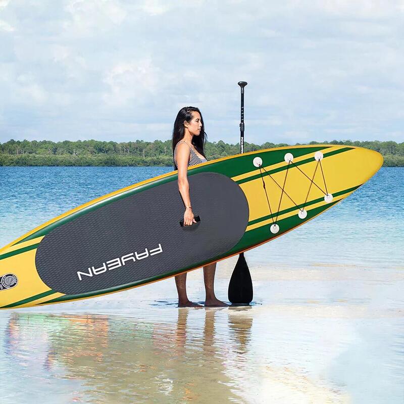 STAND-UP PADDLE BOARD SET (11.5" 33" 6") - SIMPLE GREEN