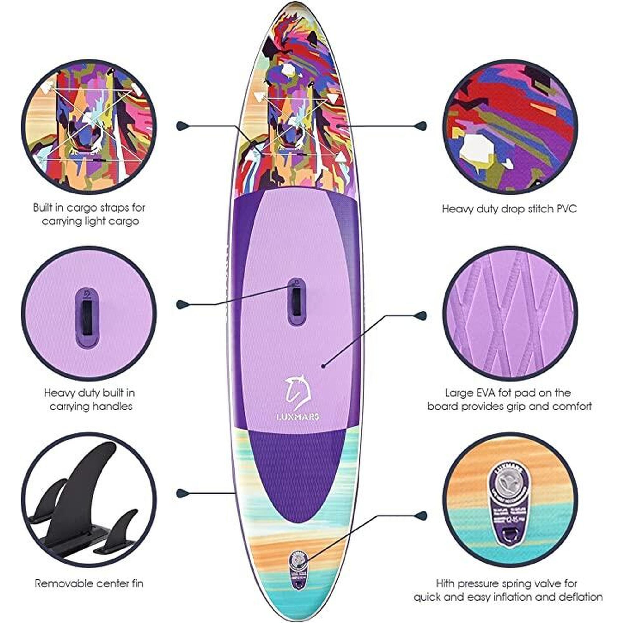 STAND-UP PADDLE BOARD SET (11" 5") - Colorful Horse