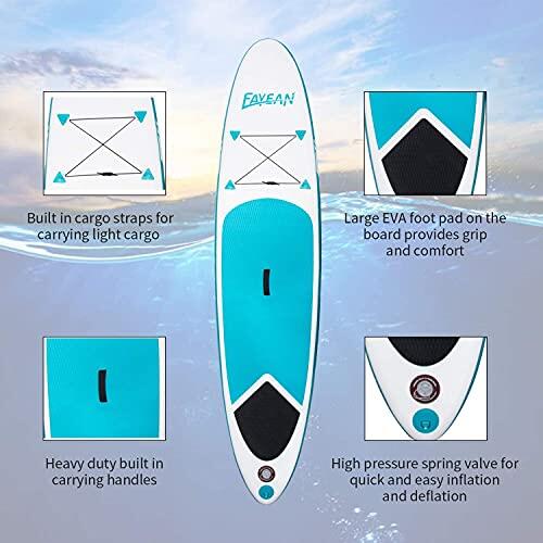 Whale Blue STAND-UP PADDLE BOARD SET (10" 28" 6")