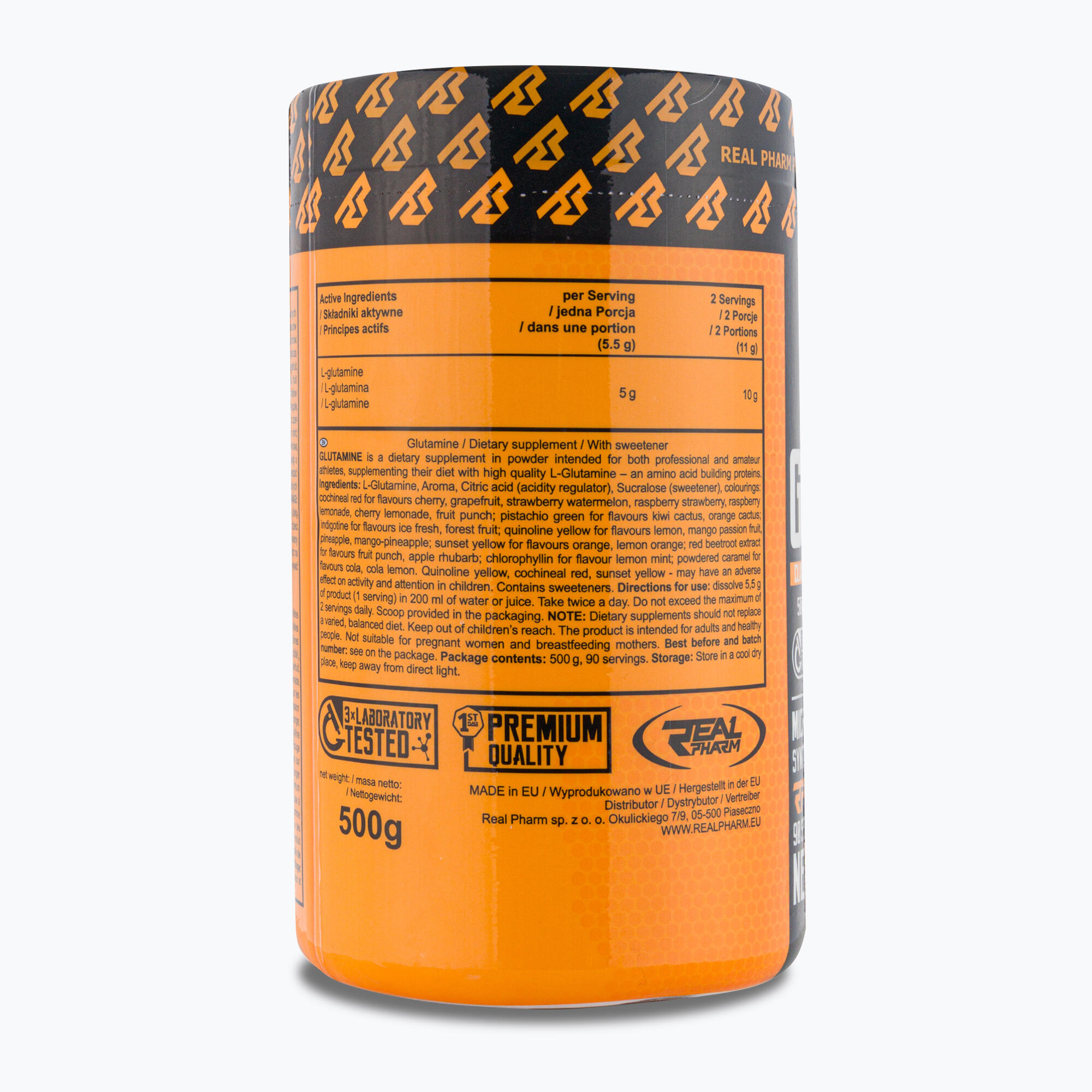 Real Pharm glutamine aminozuren 500g 2/4