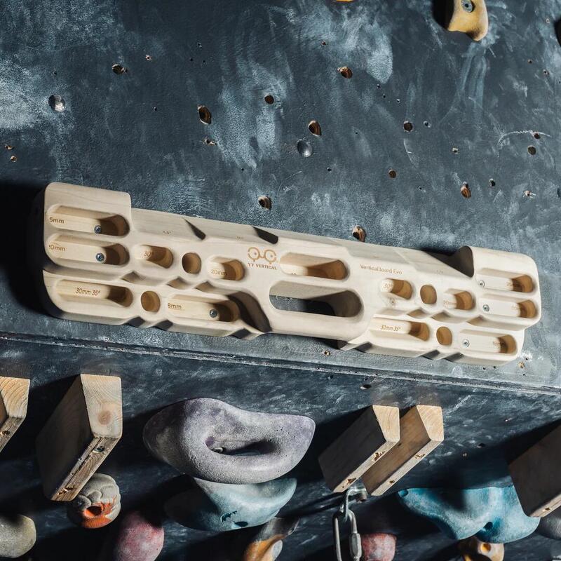 VerticalBoard Evo Climbing Fingerboard - Wood