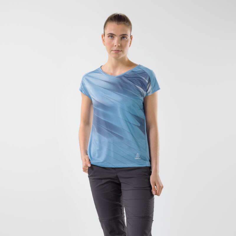 Maglia da ciclismo a maniche corte W Loose Fairdust da donna - Blu 3/4