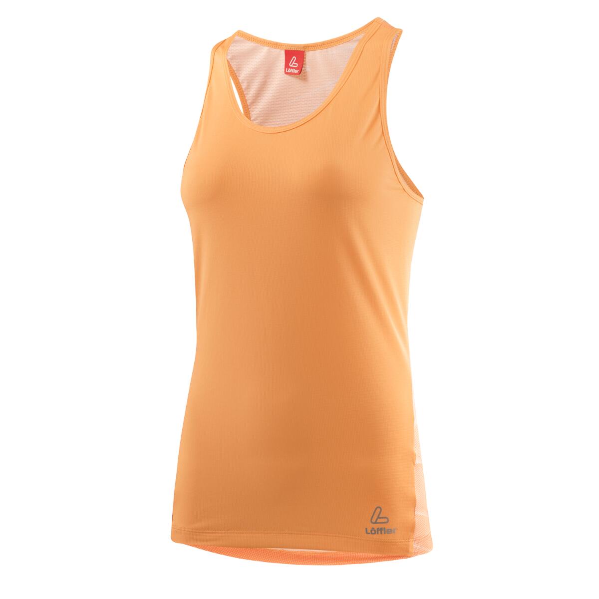 LOEFFLER Racerback fietstop voor dames Fairdust Vent - Oranje