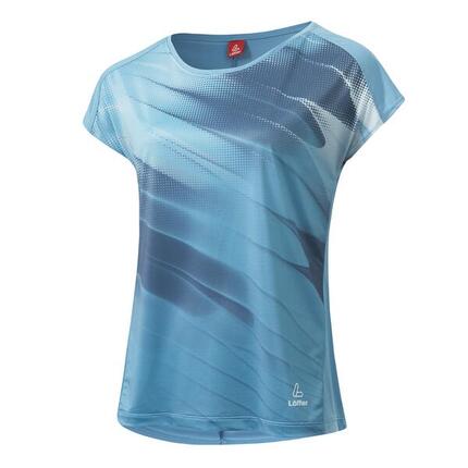 Chemise de cyclisme à manches courtes W Loose Fairdust pour femme - Bleu