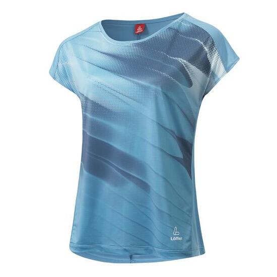 Chemise de cyclisme à manches courtes W Loose Fairdust pour femme - Bleu