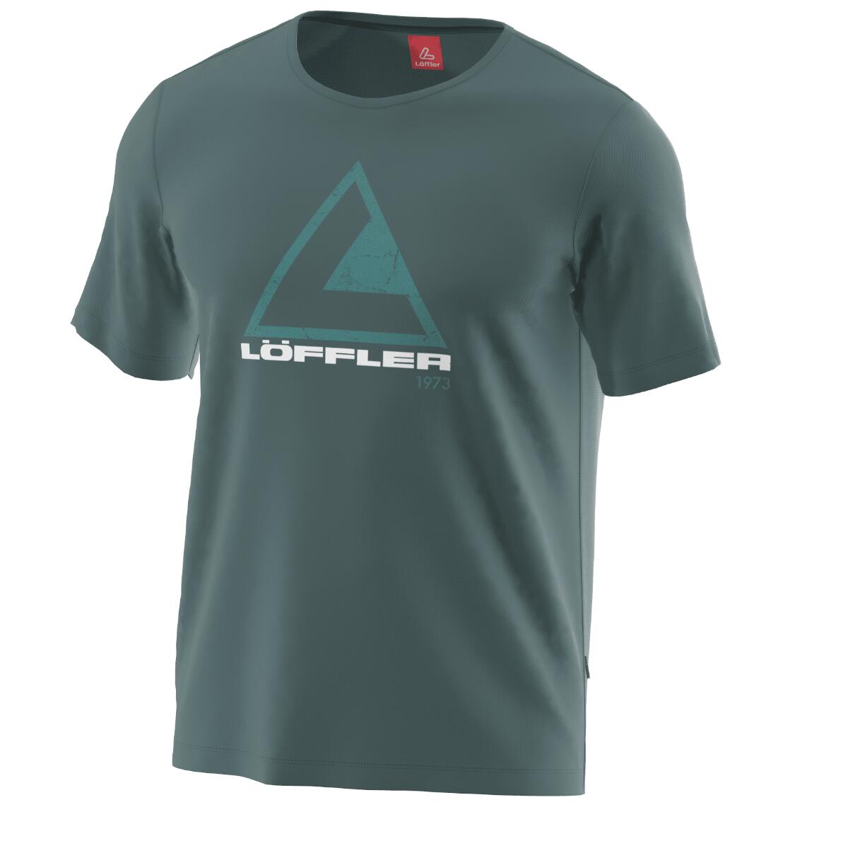 LOEFFLER T-shirt da uomo M Printshirt L50 Transtex® single CF - Verde notte