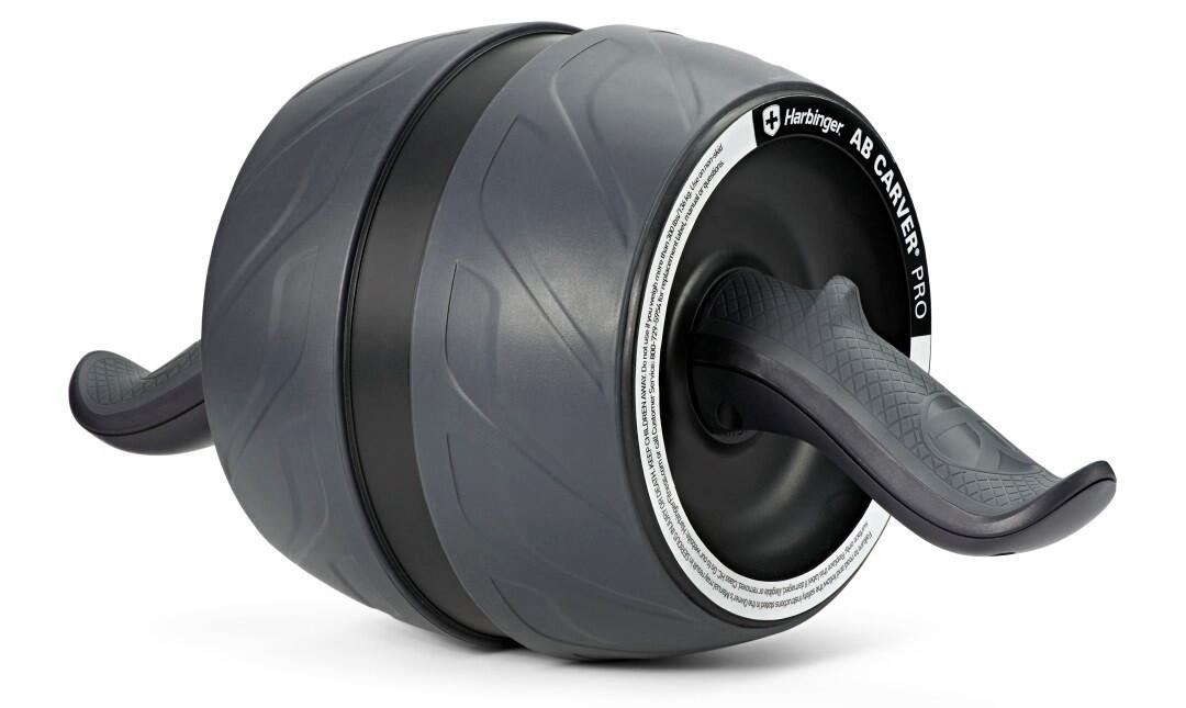 HARBINGER Harbinger Ab Carver Pro Ab Wheel Black, Ultra-Wide Tread