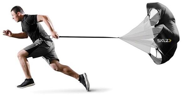 Parachute de course Speed Chute, améliore vitesse, rotation 360° - SKLZ 3/5
