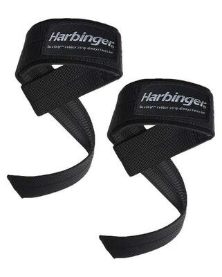 Harbinger padded cotton lifting straps
