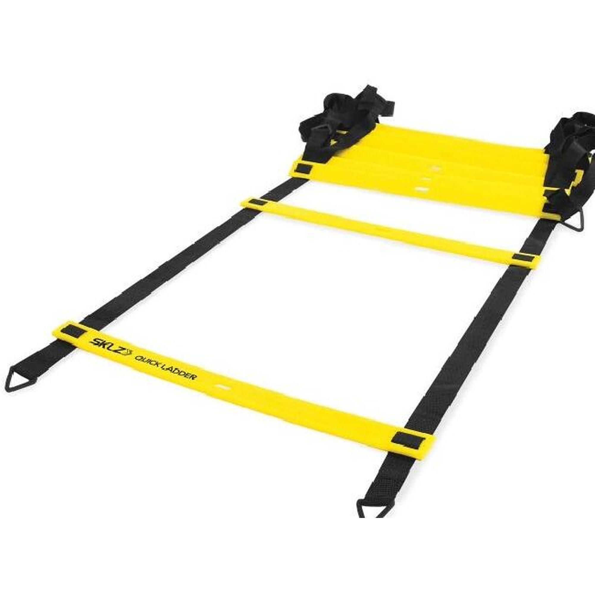 Escalera de entrenamiento Quick Ladder, negra y amarilla SKLZ