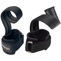 Harbinger Pro Padded Lifting Straps - met Stalen Gesp