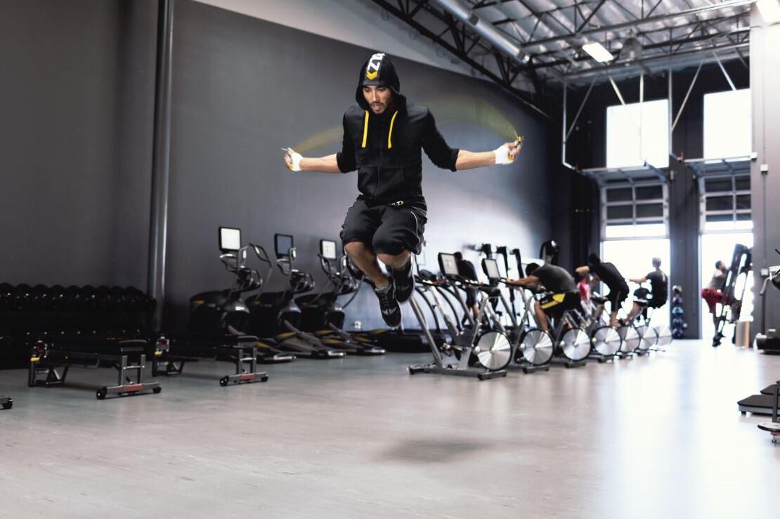 Corde à sauter, pour entraînements de fitness cross-training, Noir/jaune - SKLZ 4/5