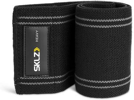 Bande de résistance SKLZ Pro Knit Hip Light noir/jaune, Intensité légère