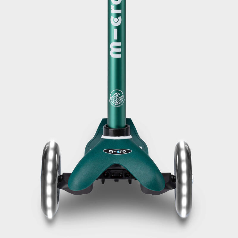 Trotinete Infantil 3 Rodas Micro Mini Deluxe ECO LED Verde