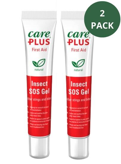 CARE PLUS 2X Care Plus Insect SOS Gel 20ml - helpt na steken van de mug, de wesp, de