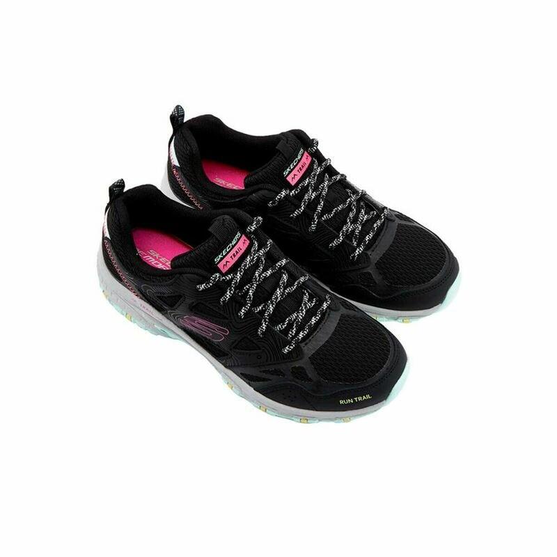 Pantofi sport pentru femei Skechers Overlace Lace-Up W Negru