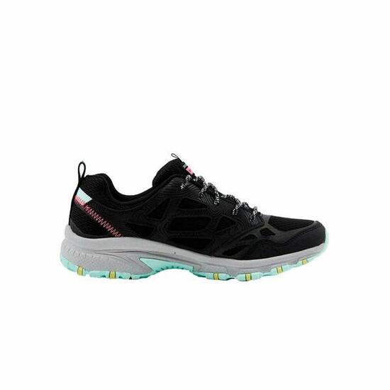 Obuwie Sportowe Damskie Skechers Overlace Lace-Up W Czarny