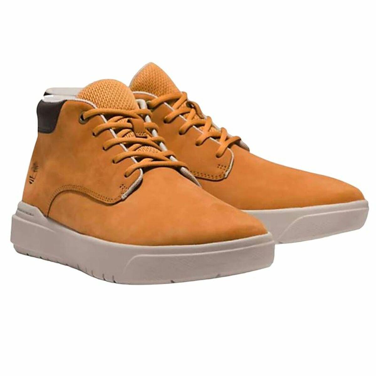 Chaussures casual enfant Timberland Seby Mid Lace Sneaker Wheat Marron 5/6