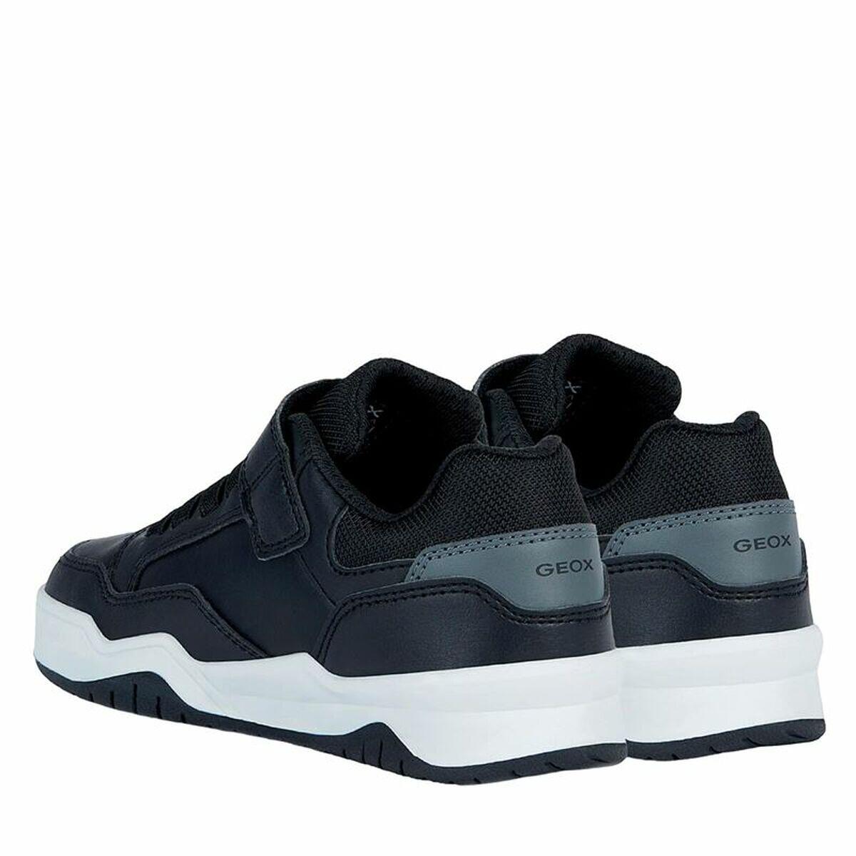 Zapatillas Casual Niño Geox Perth Negro 5/5