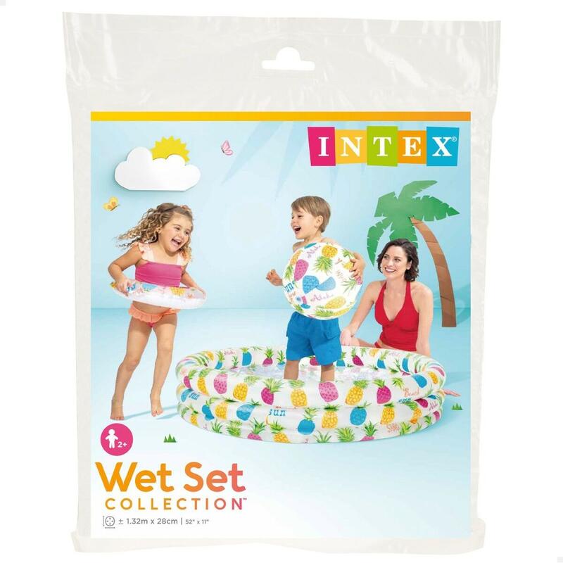 Piscina Hinchable para Niños Intex Piñas