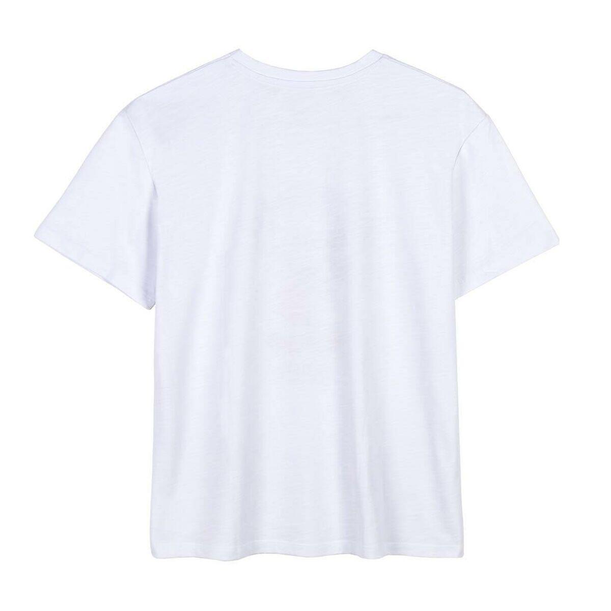Damen Kurzarm-T-Shirt Mickey Mouse Weiß 3/5