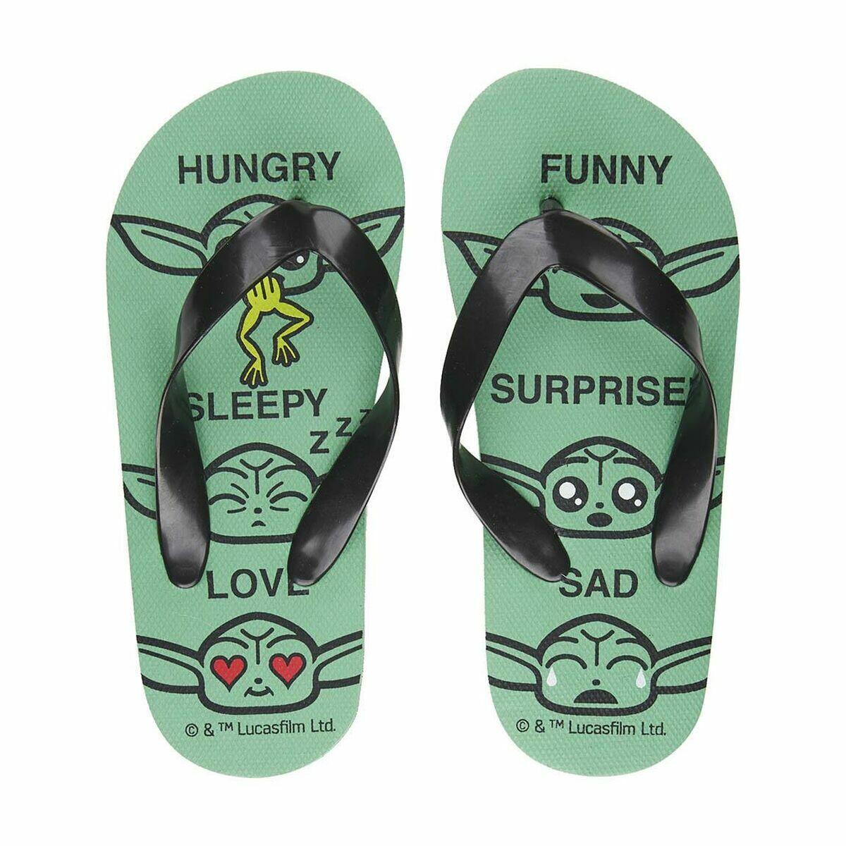 Chanclas para Niños The Mandalorian Verde 1/3