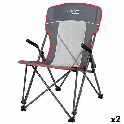 Camping Klappstuhl Aktive Grau