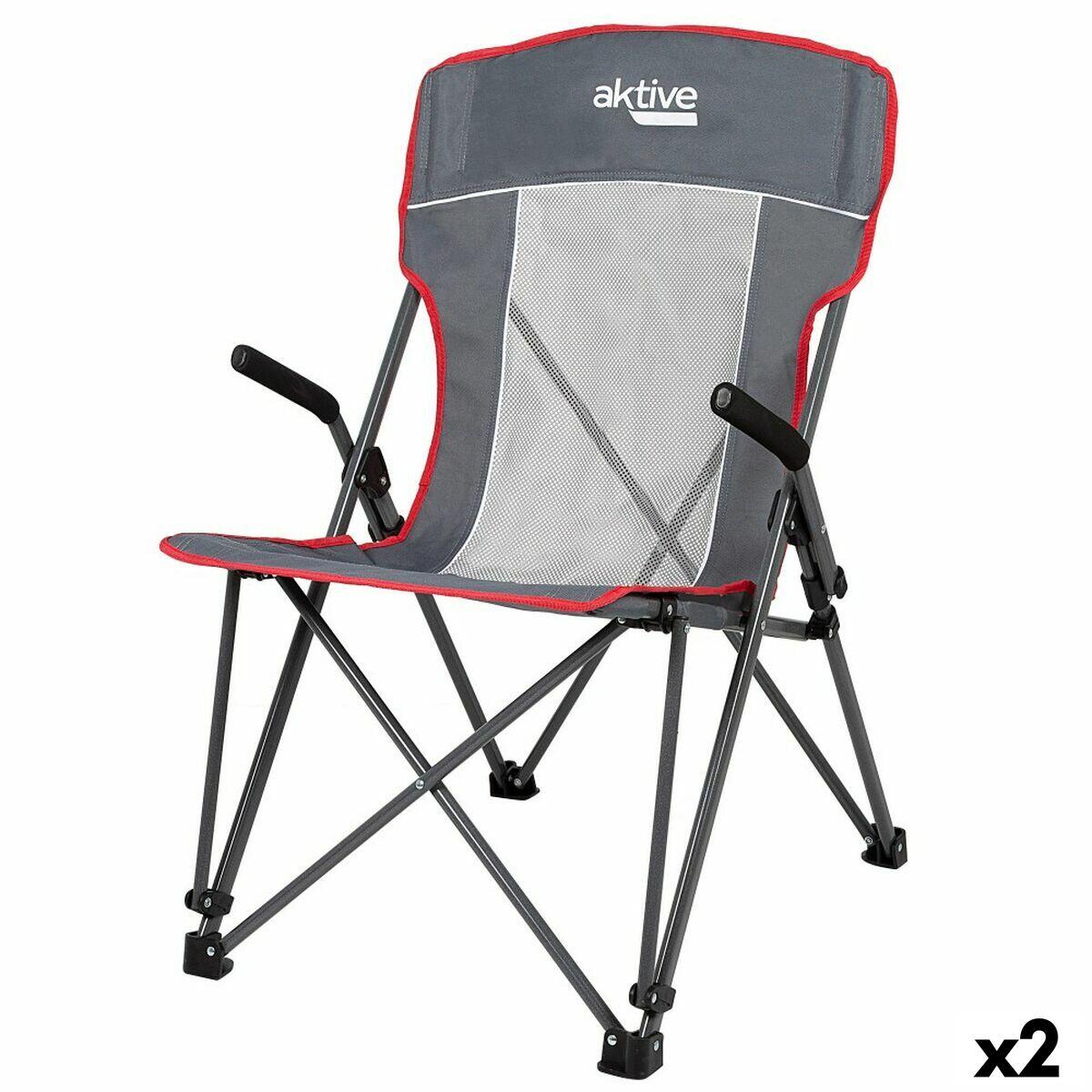 Aktive - Chaise De Camping Pliante Aktive Gris - Chaise - Gris - Taille Unique - Decathlon