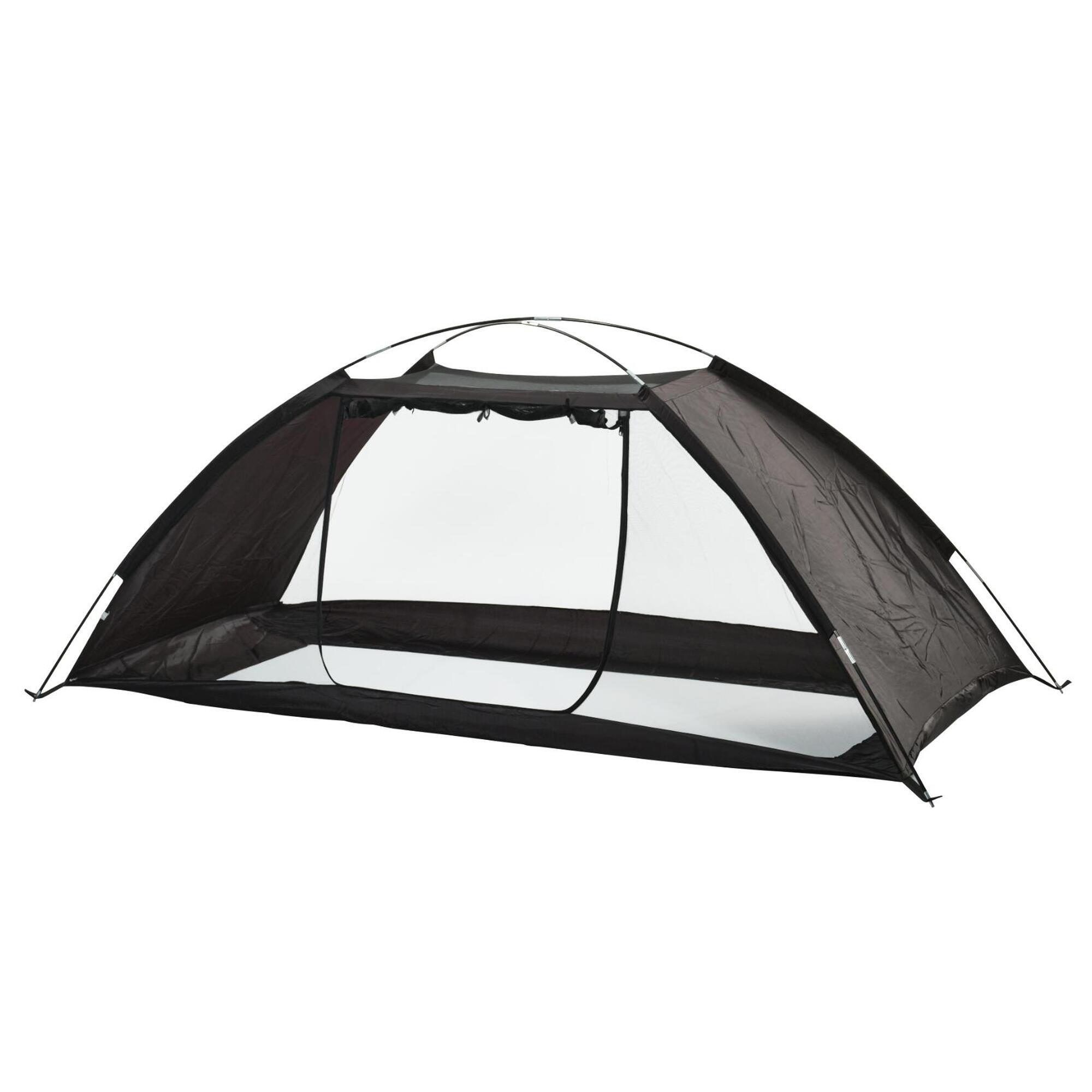Travelnet - Tente Moustiquaire De Voyage Travelnet Alufix - L200x L100x H100cm 1pers - Moustiquaire - Noir - Taille Unique - Decathlon