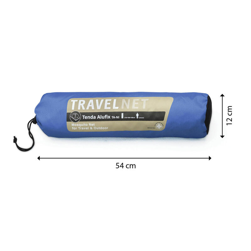 Tente moustiquaire de voyage Travelnet Alufix - L200x L100x H100cm 1pers