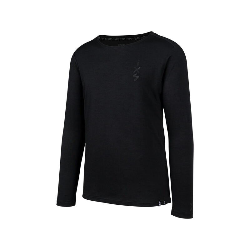 Flow Merino lange mouwen Jersey - zwart