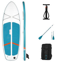 Location - STAND UP PADDLE GONFLABLE DEBUTANT COMPACT M BLANC ET VERT