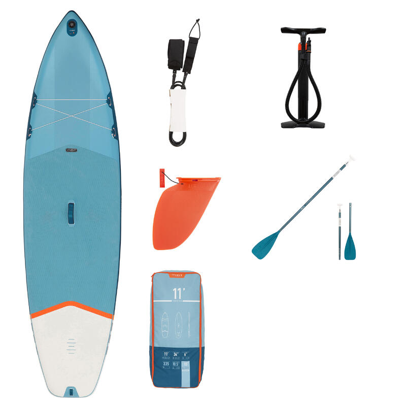 Location - PACK DEBUTANT STAND UP PADDLE GONFLABLE 11 PIEDS + 1 POMPE + 1 PAGAIE